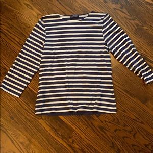 Saint James Navy striped top